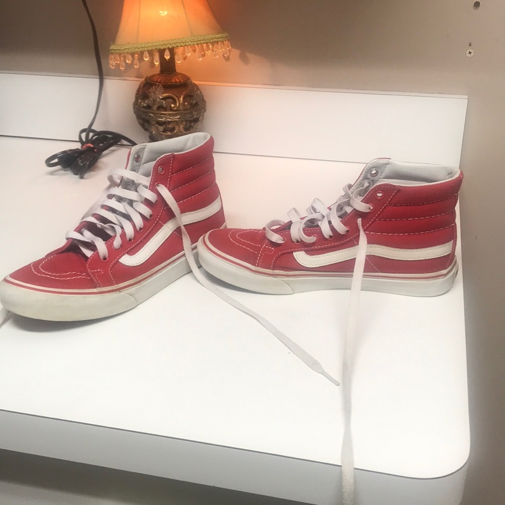 Red Vans Shoe